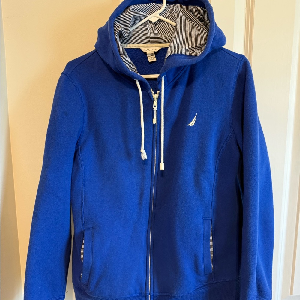 ⛵️Nautica Blue Hoodie Jacket ⛵️